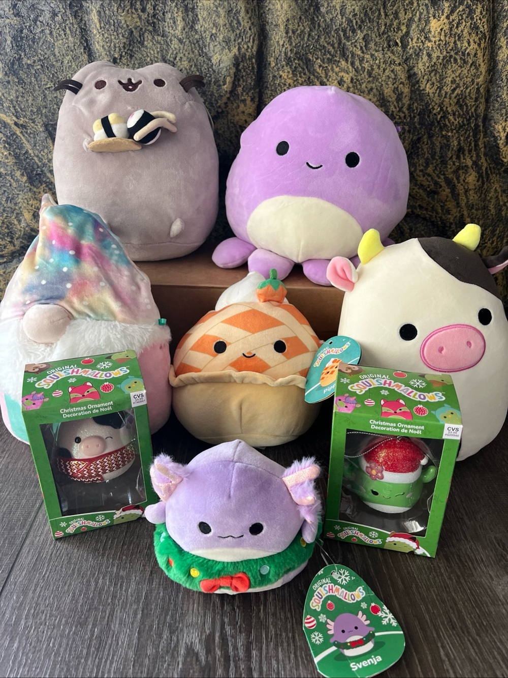 Squishmallows lot of 8. Collectable 6 new with tags 2 without.